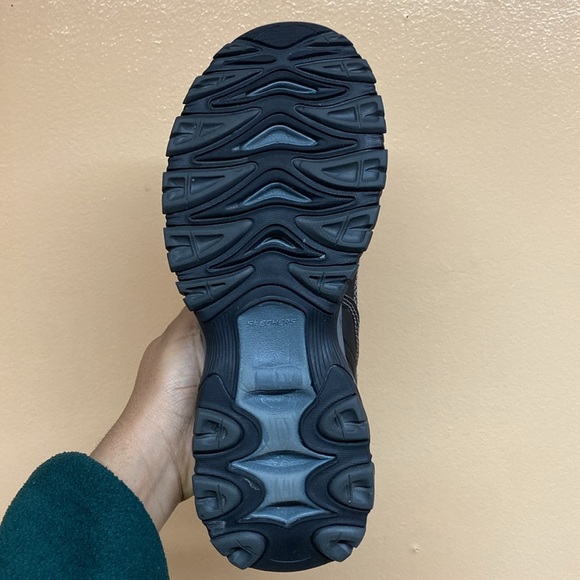 Skechers After Burn Memory Fit Sneakers “Black Charcoal” - Picture 10 of 16